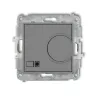 Mechanizm elektronicznego regulatora temperatury z czujnikiem powietrznym producent Karlik seria Mini kolor Szary mat kod 27MRT-2