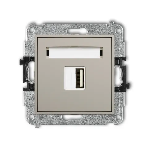 Karlik ICON Mechanizm ładowarki USB pojedynczej USB A, 5W max., 5V, 1A 60ICUSB-1