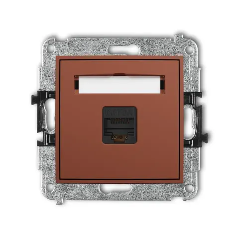 Karlik ICON Mechanizm gniazda komputerowego pojedynczego 1xRJ45, kat. 6A, 8-stykowy 63IGK-7