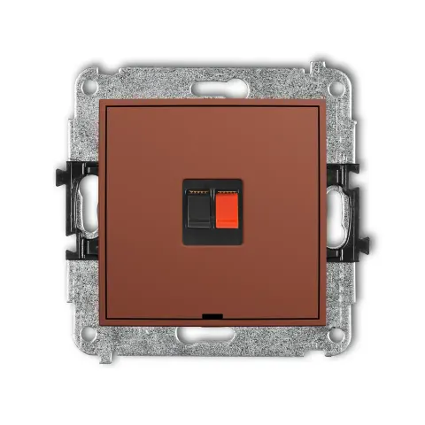 Karlik ICON Mechanizm gniazda głośnikowego pojedynczego, bez pola opisowego 63IGGBO-1