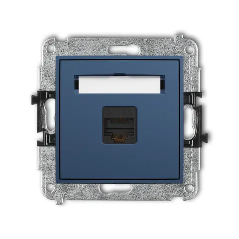 Karlik ICON Mechanizm gniazda komputerowego pojedynczego 1xRJ45, kat. 6A, 8-stykowy 64IGK-7