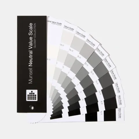 Skala neutralnych barw MUNSELL Neutral Value Scale - Glossy Collection