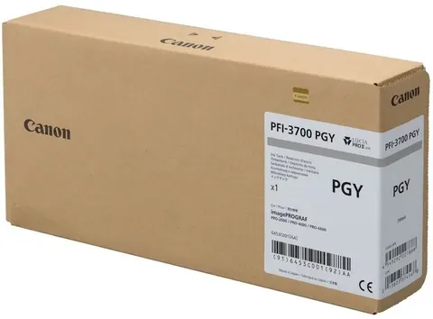 Tusz CANON PFI-3700 PGY - jasny szary (700 ml)