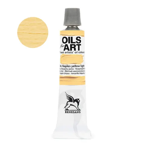 Farba olejna Renesans Oils for Art 20 ml - 04 Żółty neapolitański jasny
