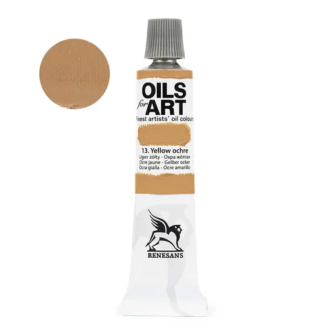 Farba olejna Renesans Oils for Art 20 ml - 13 Ochra żółta