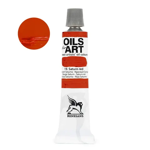 Farba olejna Renesans Oils for Art 20 ml - 19 Czerwień saturna