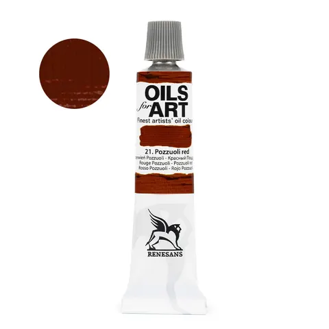 Farba olejna Renesans Oils for Art 20 ml - 21 Czerwień pozzuoli