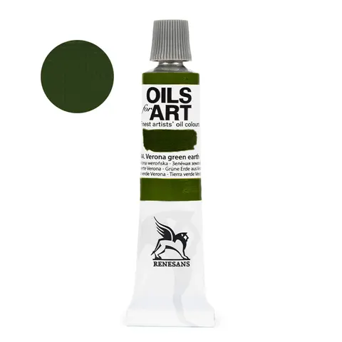 Farba olejna RENESANS 20 ml. 44 ziemia zielona verona