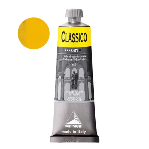 Farba olejna Maimeri Classico 60 ml - 081 Cadmium Yellow Light