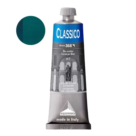 Farba olejna Maimeri Classico 60 ml - 368 Cerulean blue
