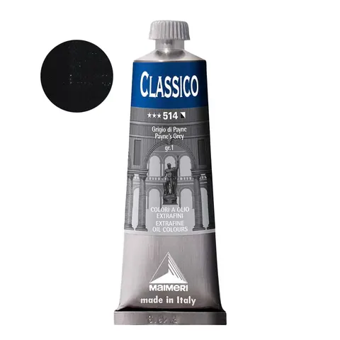 Farba olejna Maimeri Classico 60 ml - 514 Paynes Grey