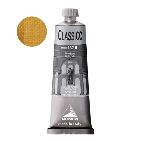 Farba olejna Maimeri Classico 60 ml - 137 Light Gold