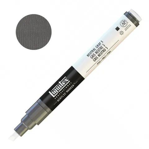 Pisak akrylowy Liquitex Paint Marker 2 mm - 5599 Neutral gray 5