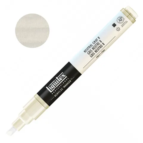 Pisak akrylowy Liquitex Paint Marker 2 mm - 8599 Neutral gray 8