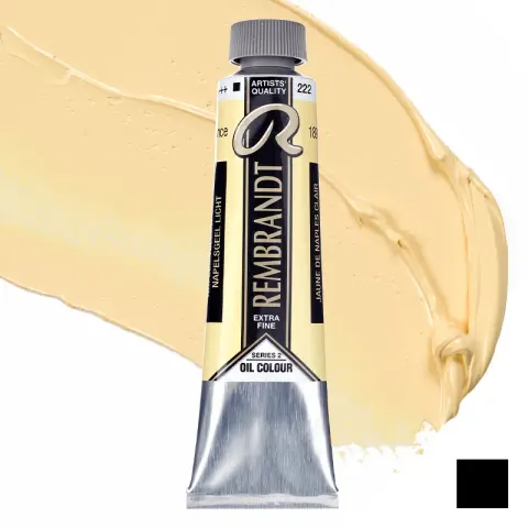 Farba olejna Rembrandt 40 ml - 222 S2 Naples yellow light