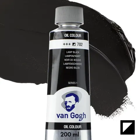 Farba olejna Van Gogh 200 ml - 702 S1 Lamp black