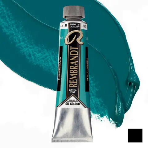 Farba olejna Rembrandt 40 ml - 522 S3 Turquoise blue