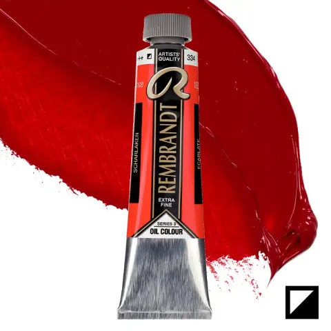 Farba olejna Rembrandt 40 ml - 334 S3 Scarlet
