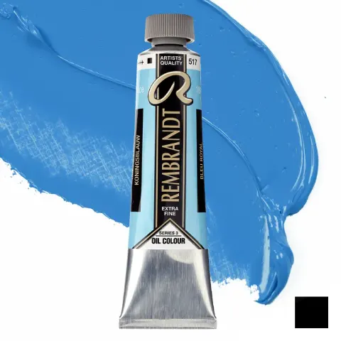 Farba olejna Rembrandt 40 ml - 517 S3 King's blue