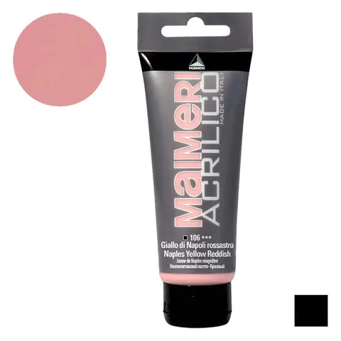 Farba akrylowa Maimeri Acrilico 200 ml - 106 Naples yellow reddish