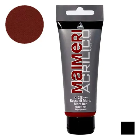 Farba akrylowa Maimeri Acrilico 200 ml - 248 Mars red