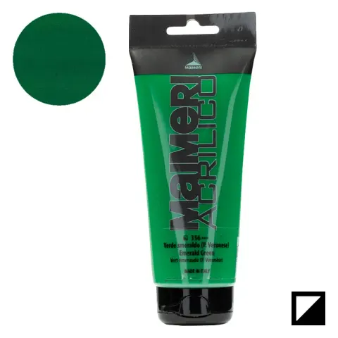 Farba akrylowa Maimeri Acrilico 200 ml - 356 Emerald green