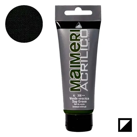 Farba akrylowa Maimeri Acrilico 200 ml - 358 Sap green