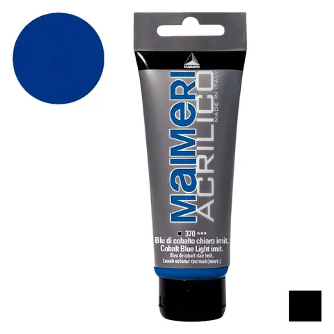 Farba akrylowa Maimeri Acrilico 200 ml - 370 Cobalt blue light imit.