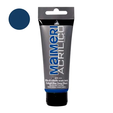 Farba akrylowa Maimeri Acrilico 200 ml - 371 Cobalt blue deep (hue)