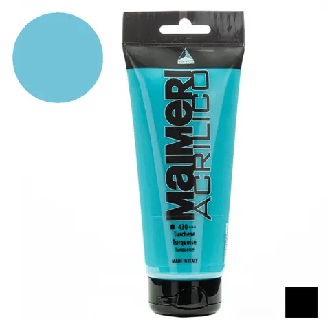 Farba akrylowa Maimeri Acrilico 200 ml - 430 Turquoise