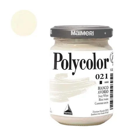 Farba akrylowa Polycolor 140 ml - 021 Ivory White