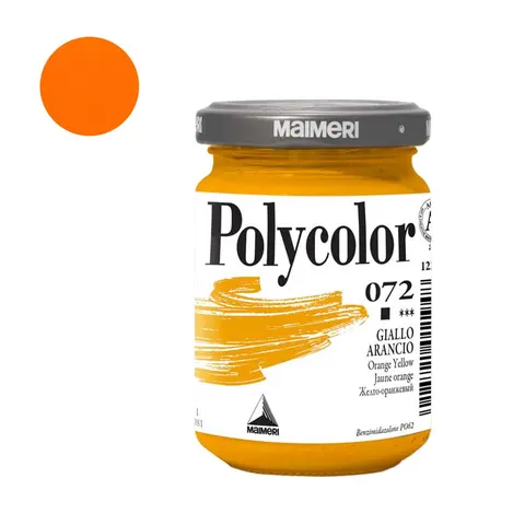 Farba akrylowa Polycolor 140 ml - 072 Orange Yellow