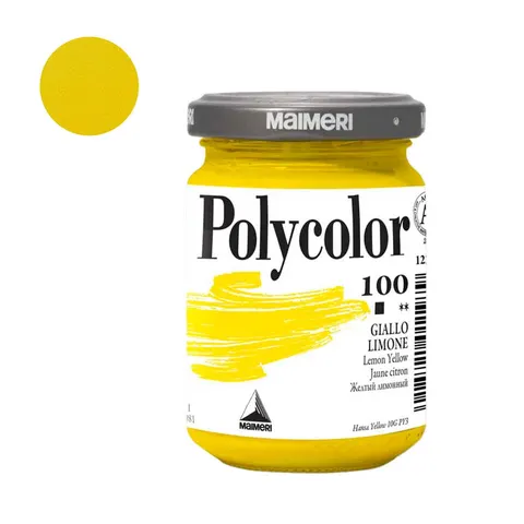 Farba akrylowa Polycolor 140 ml - 100 Lemon Yellow