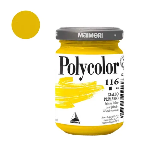 Farba akrylowa Polycolor 140 ml - 116 Primary Yellow