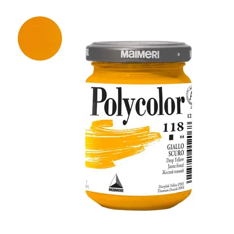 Farba akrylowa Polycolor 140 ml - 118 Deep Yellow