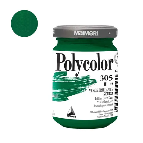 Farba akrylowa Polycolor 140 ml - 305 Brilliant Green Deep