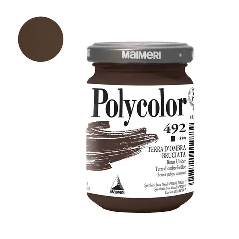 Farba akrylowa Polycolor 140 ml - 492 Burnt Umber