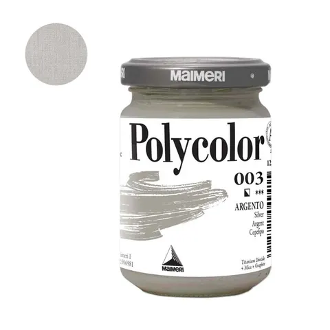 Farba akrylowa Polycolor 140 ml - 003 Silver