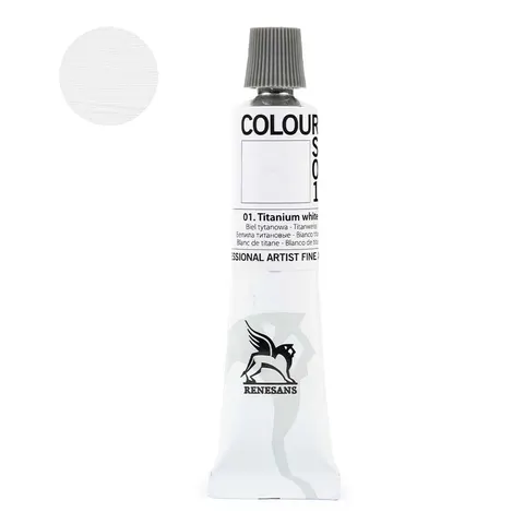 Farba akrylowa Colours 20 ml - 01 Biel tytanowa