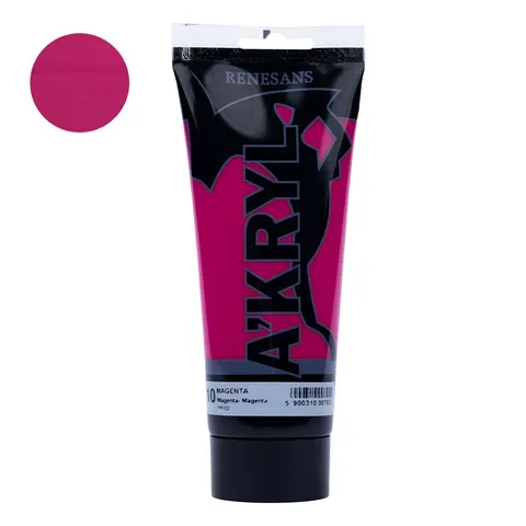 Farba akrylowa 200ml RENESANS magenta nr 10