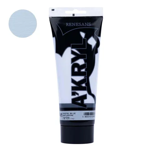 Farba akrylowa 200ml RENESANS błękit pastelowy nr 41