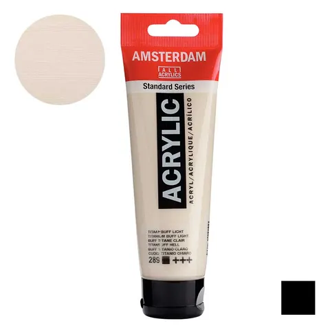 Farba akrylowa Amsterdam Acrylic 120 ml - 289 Titanium buff light