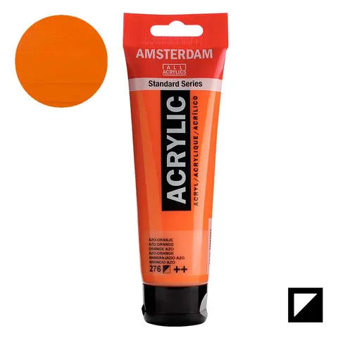 Farba akrylowa Amsterdam Acrylic 120 ml - 276 Azo orange