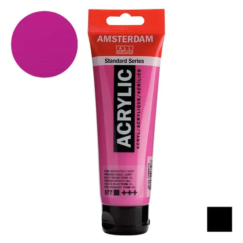 Farba akrylowa Amsterdam Acrylic 120 ml - 577 Permanent red violet light