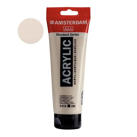 Farba akrylowa Amsterdam Acrylic 250 ml - 289 Titanium buff light