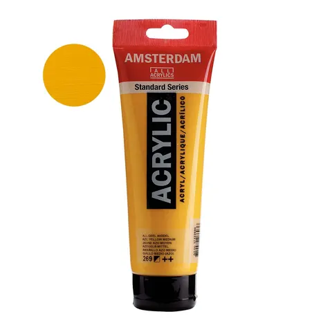 Farba akrylowa Amsterdam Acrylic 250 ml - 269 Azo yellow medium