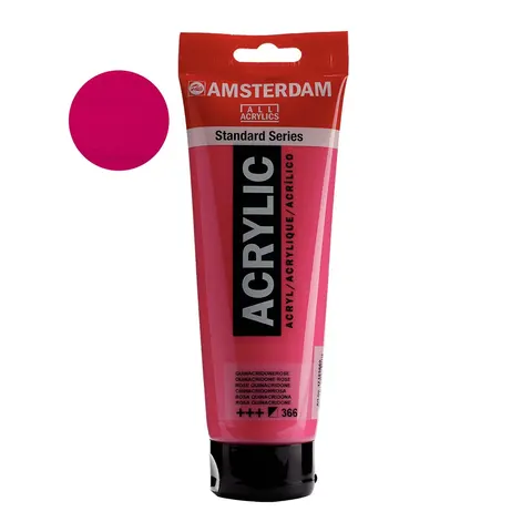 Farba akrylowa Amsterdam Acrylic 250 ml - 366 Quinacridone rose