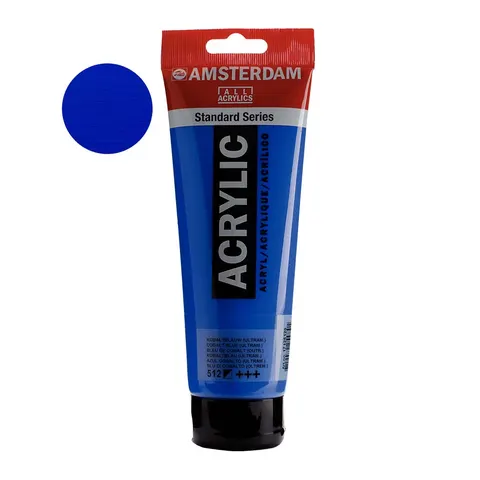 Farba akrylowa Amsterdam Acrylic 250 ml - 512 Cobalt blue (ultramarine)
