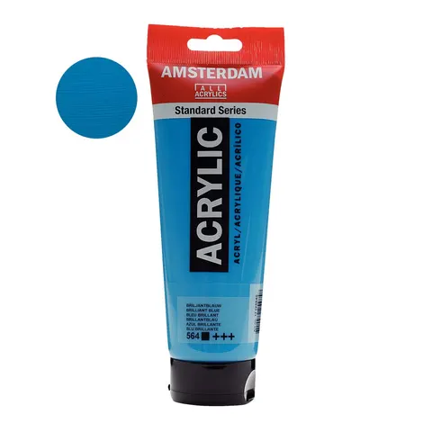 Farba akrylowa Amsterdam Acrylic 250 ml - 564 Brilliant blue