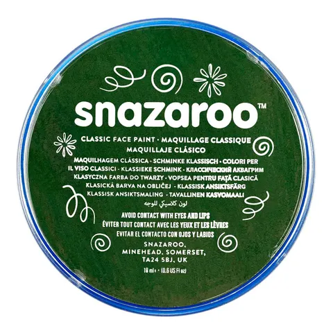 Farba do twarzy Snazaroo 18 ml - 455 Dark Green